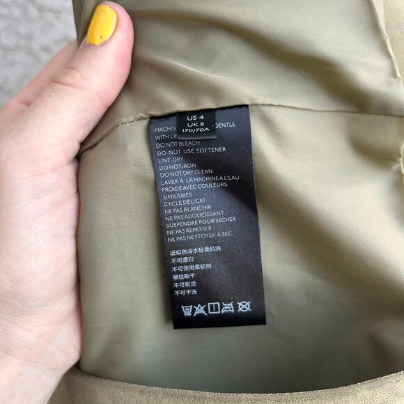 Free People Days In The Sun Suede Skirt Size 4 - Picture 7 of 7